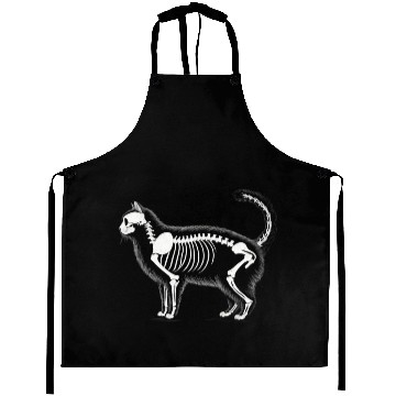 Discover Anatomy of a Cat: Skeleton in Monochrome Aprons