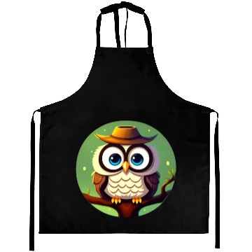 Discover Owl in a hat Aprons