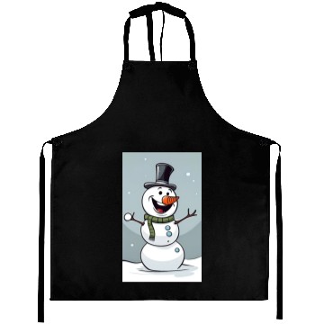 Discover Frosty Snowman Aprons