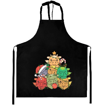 Discover Dragon Christmas Tree Funny Animal Christmas Aprons