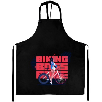 Discover Biking Boss Babe Aprons