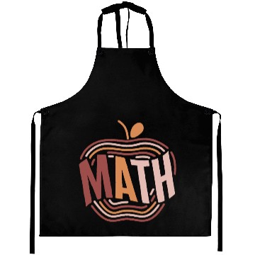 Discover Mathematics Aprons, Math Apple Cute Aprons, Math
