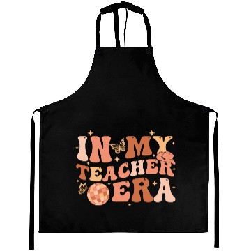 Discover In My Teacher Era Teaching Back To School Groovy Aprons