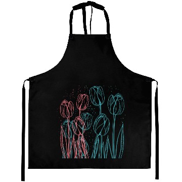 Discover Colorful Tulips Garden Aprons