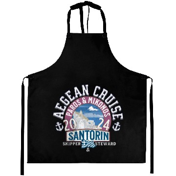 Discover AEGEAN CRUISE Santorin Aprons