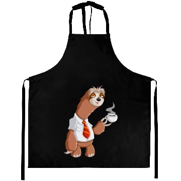 Discover Smiling Sloth With Coffee Aprons
