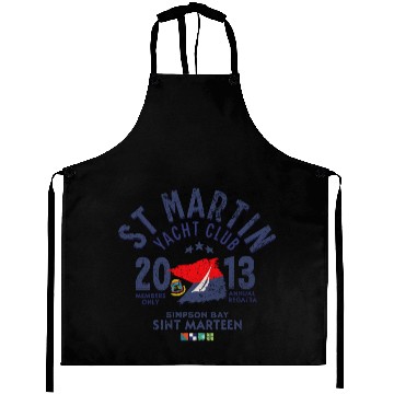 Discover St Martin Yacht club blc Copy Aprons