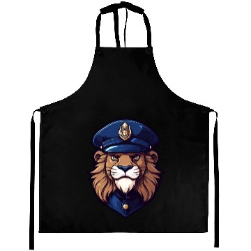 Discover Police lion Aprons