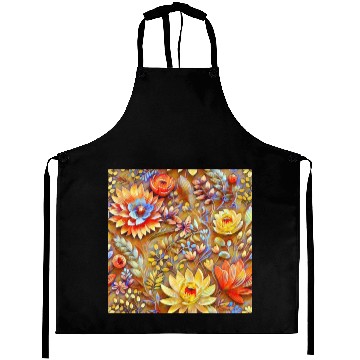 Discover Impressionist Blossoms Tapestry Aprons