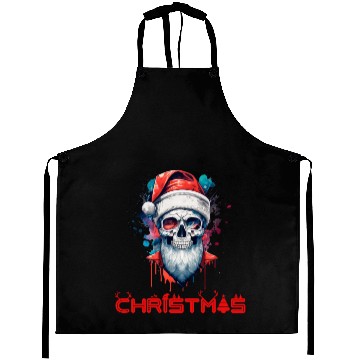Discover Beard Skull Christmas Aprons