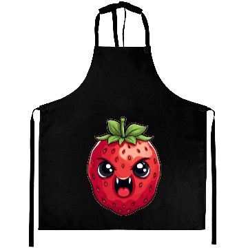 Discover Bad Strawberry Summer Kawaii Gift Aprons