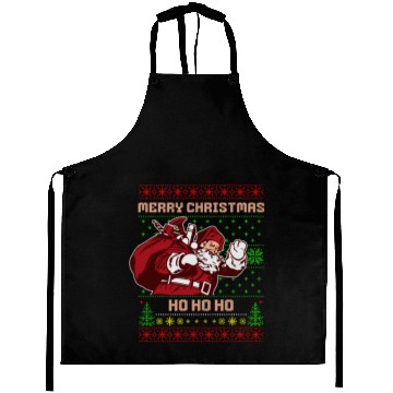 Discover MERRY CHRISTMAS HO HO HO GIFTS FOR CHRISTMAS Aprons