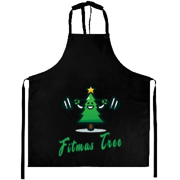 Discover Fitmas Tree funny gym words Aprons