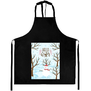 Discover Hello Winter Wonderland Aprons