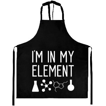 Discover Chemist slogan - funny chemistry teacher gift Aprons