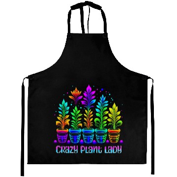 Discover Crazy Plant Lady 2 Aprons