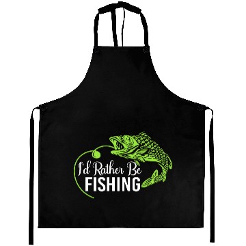 Discover I d Rather Be Fishing Aprons
