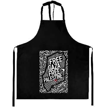 Discover free palestine support palestine Aprons