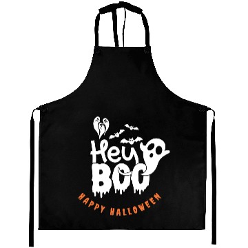 Discover Halloween Hey Boo Aprons