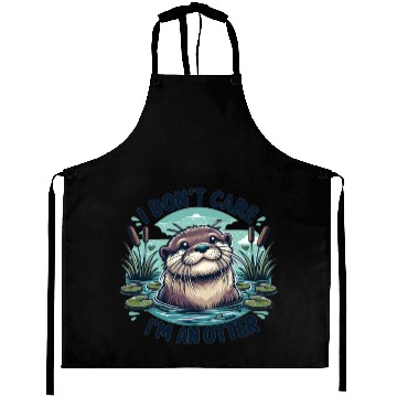Discover I Don't Care, I'm An Otter. - Cute Otter Aprons