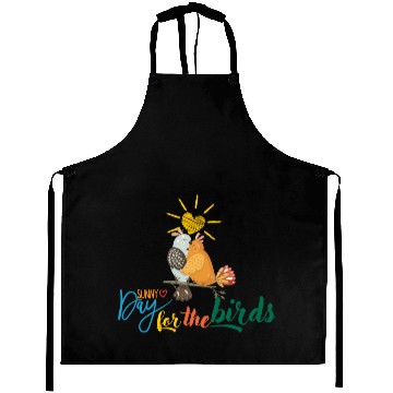 Discover Sundays for the bird spring nature cute Aprons