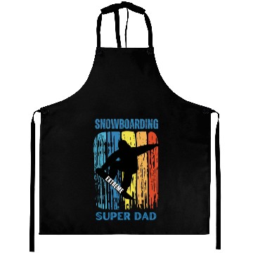 Discover Snowboarding Super Dad - Best snowboarder Aprons