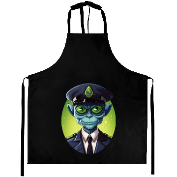 Discover Alien policeman Aprons