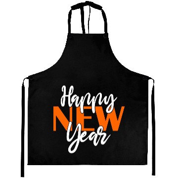 Discover New Year Happy. Aprons