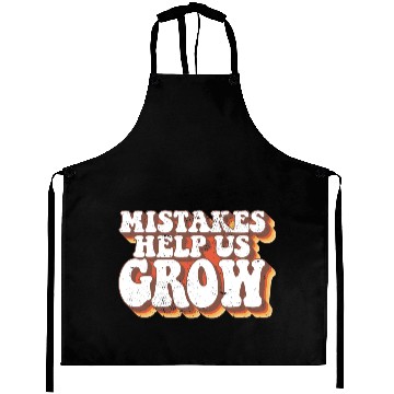 Discover Mistakes Help Us Grow Student Teacher Aprons