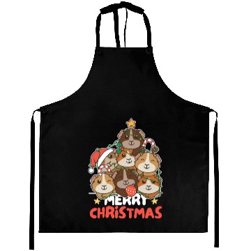 Discover Guinea Pig Christmas Tree Merry Christmas Aprons