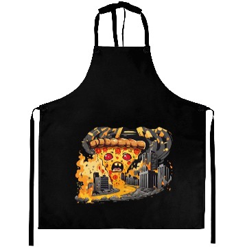 Discover Angry Pizza Aprons