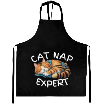 Discover Cat Nap Expert Aprons