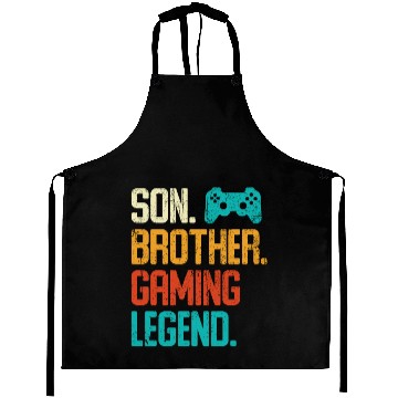 Discover Son Brother Gaming Legend Aprons