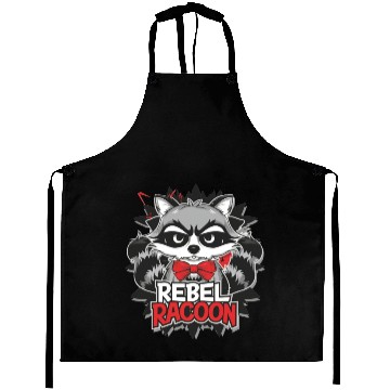 Discover Rebel Raccoon Aprons