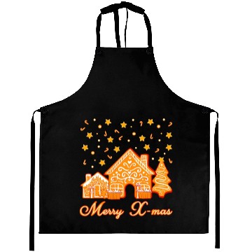 Discover Christmas Cookie Merry X-mas. Aprons