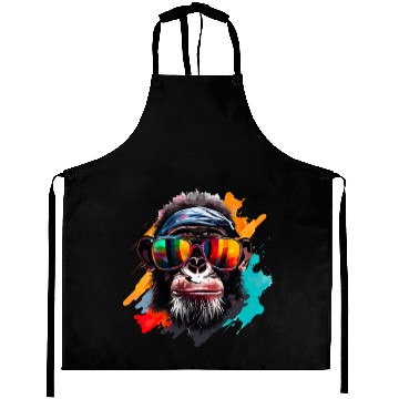 Discover Street Art Monkey Urban Rap Street Monkey Aprons
