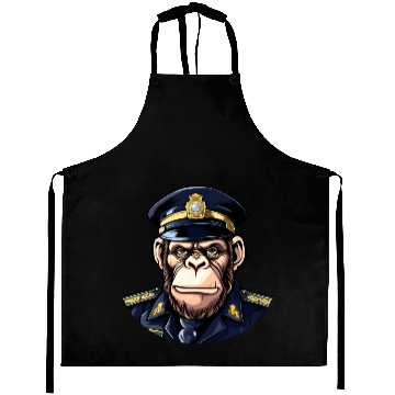 Discover Chimpanzee policeman Aprons