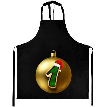 Discover 1st Christmas Bday Party - Xmas Number One Aprons