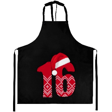 Discover Sweet 16 Years - Xmas Number Sixteen Aprons