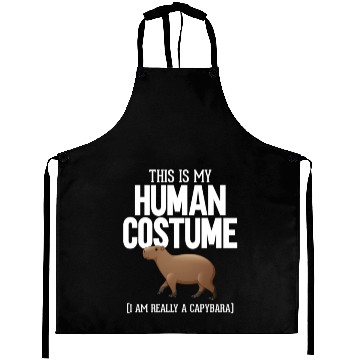 Discover Funny Capybara Lover Cute Aprons