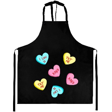 Discover Sweet Candy Hearts Valentines Day Aprons