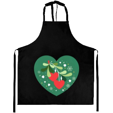 Discover Mistletoe Hearts Aprons