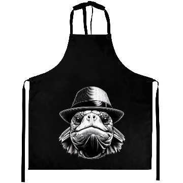 Discover A turtle with a hat, a classic look Aprons