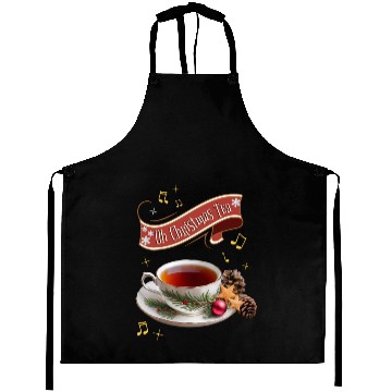Discover Oh Christmas Tea Aprons