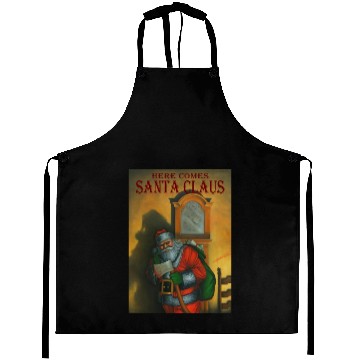 Discover Evil Santa 2-Here Comes Santa Claus Aprons