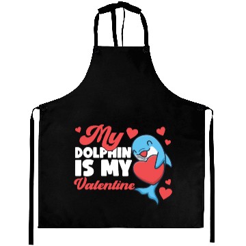 Discover Dolphin Valentines Day My Dolphin Aprons