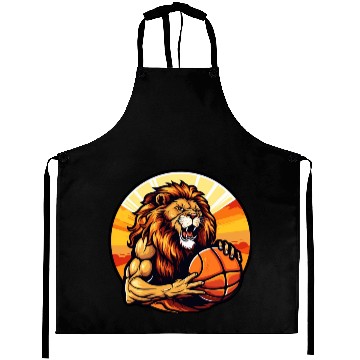 Discover Basketball lion Aprons