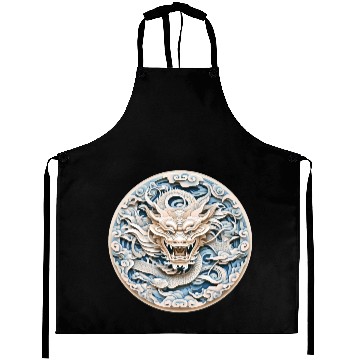 Discover Folklore Dragon Mandala Art Aprons
