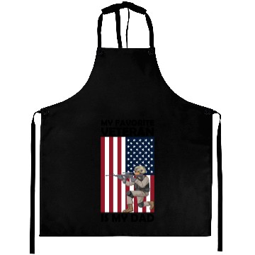 Discover My Favorite Veteran is My Dad Aprons