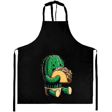 Discover Mexican taco cactus Aprons